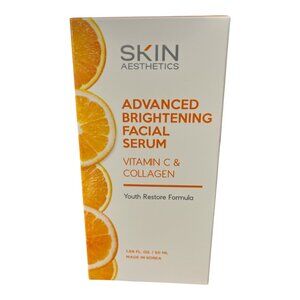 Skin Aesthetics Advanced Brightening Facial Serum - Vitamin C & Collagen - 1.69